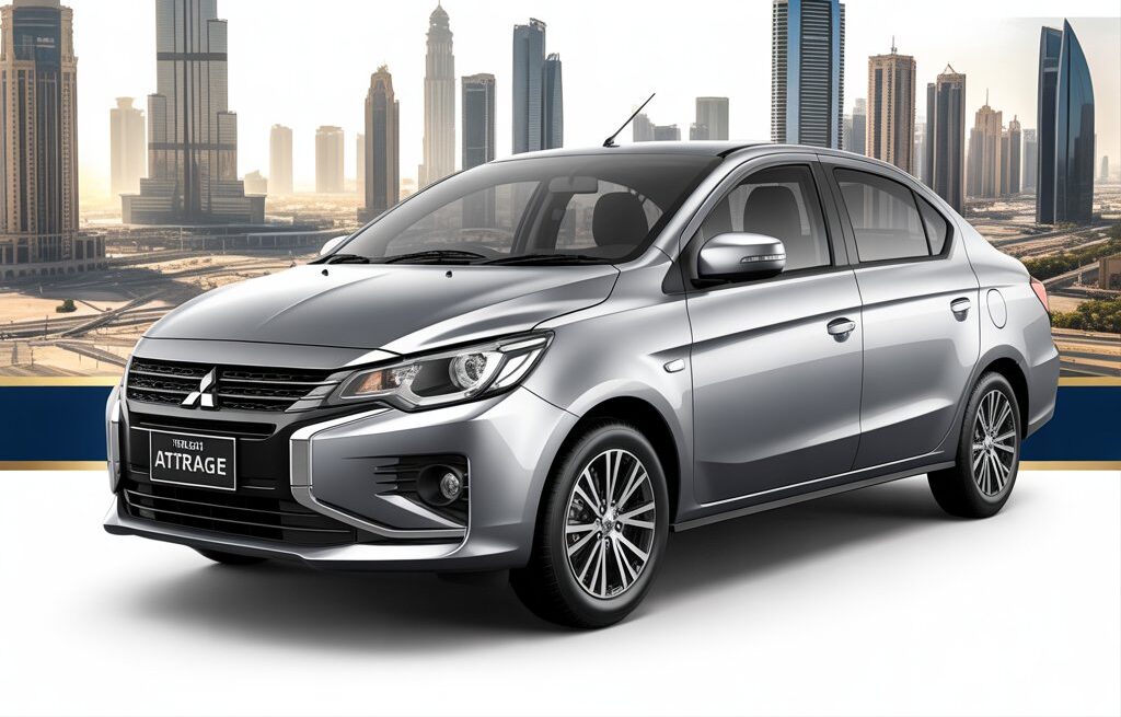 Rent a Mitsubishi Attrage Monthly in Dubai – Benefits & Features