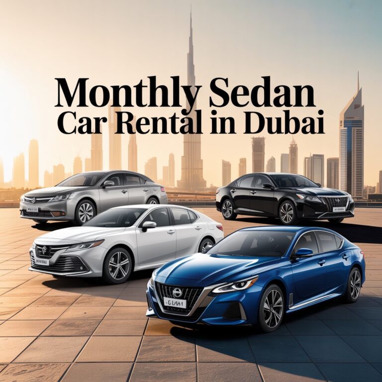 Monthly Sedan Car Rental in Dubai: Benefits & Best Models