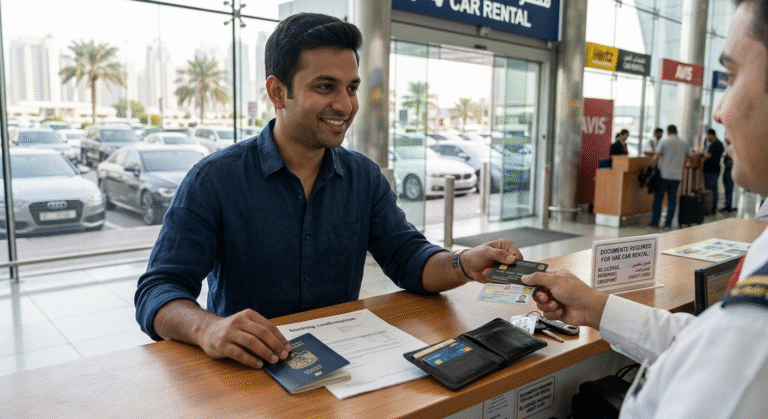 documents rent car UAE