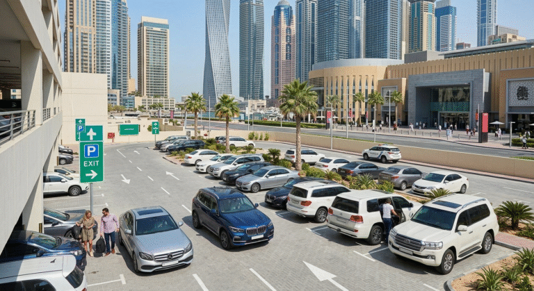 parking Dubai tourist spots