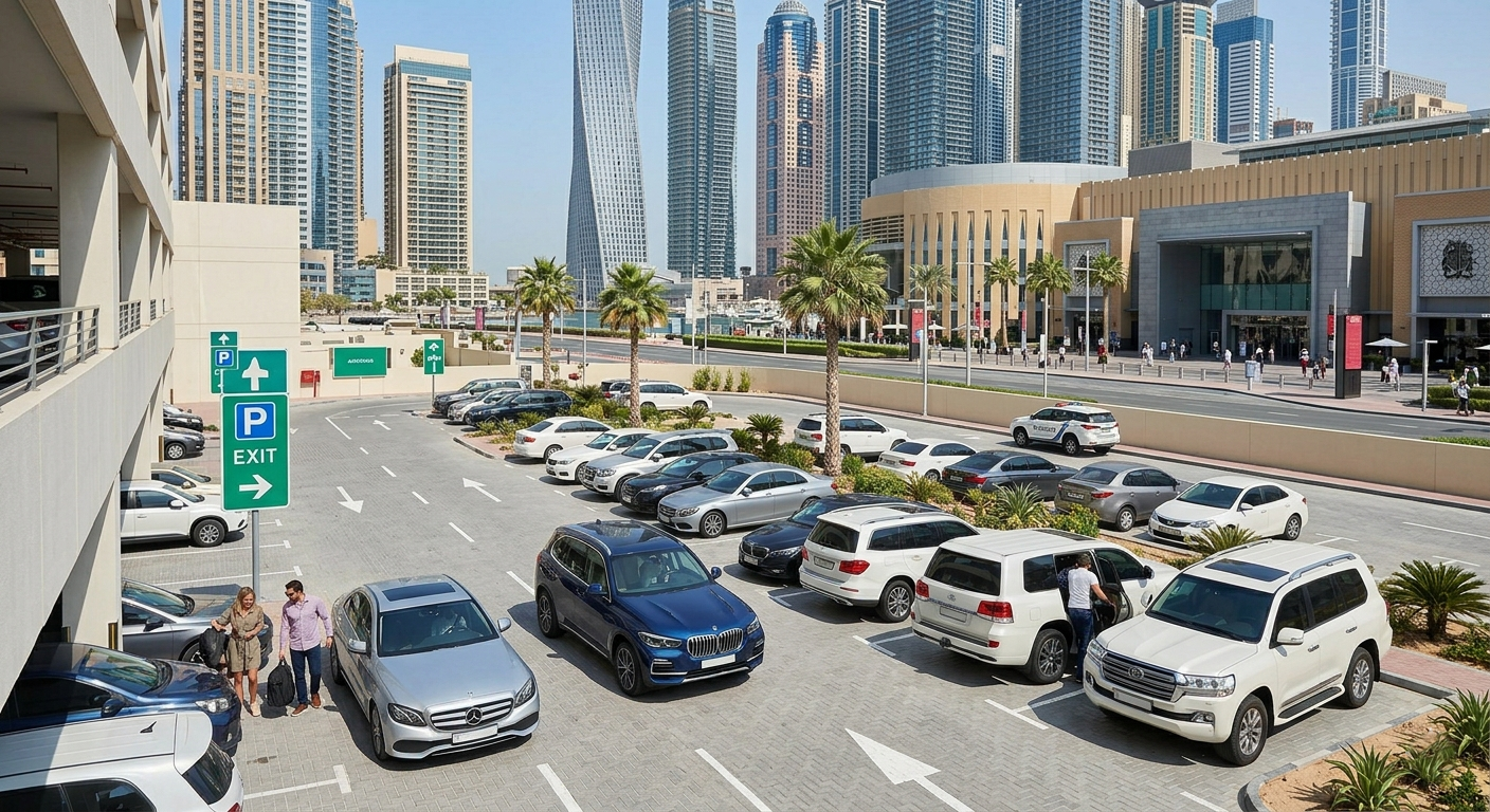 parking Dubai tourist spots