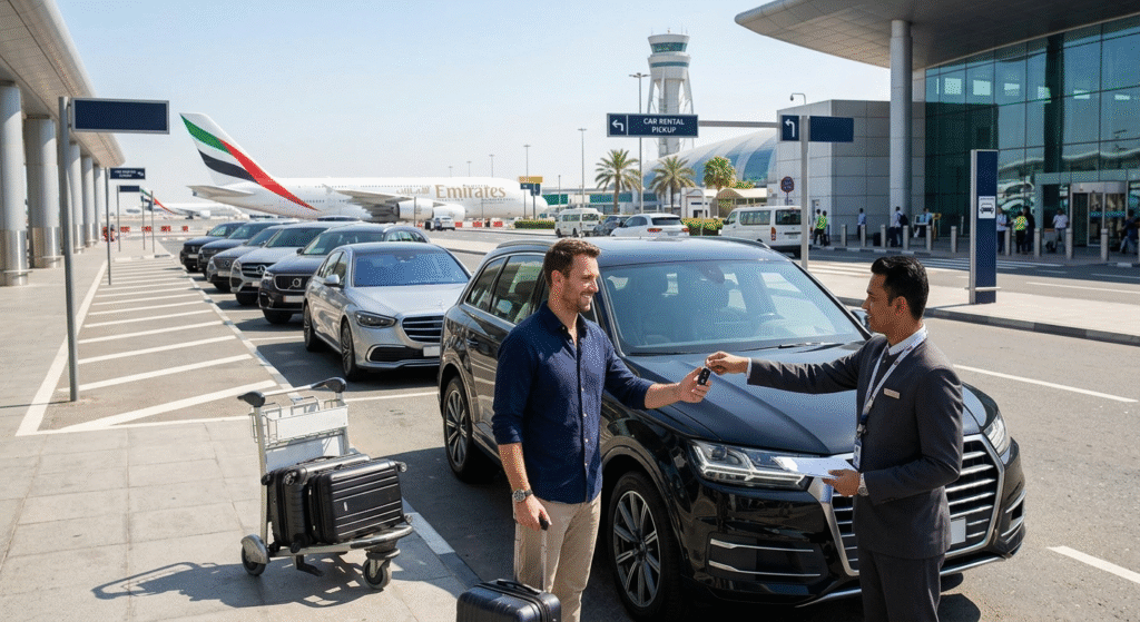 car rental in dubai at airport delivery