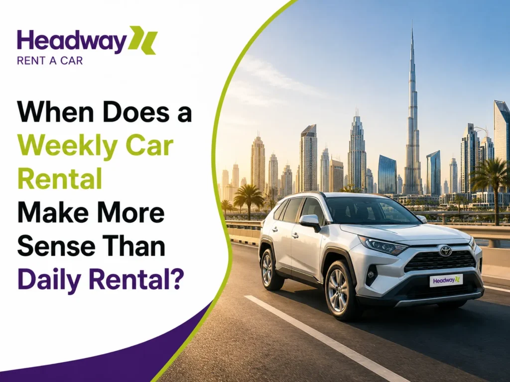 weekly car rental make more sense
